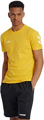 Hummel Herren Hmlgo Cotton S/S T-shirts, Sports Yellow, XXL EU