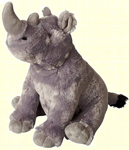 Ravensden Soft Plush Rhino Sitting 28cm