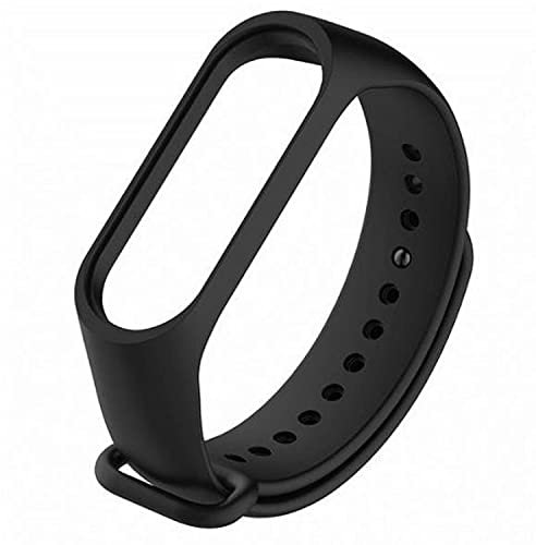 CABLEPELADO Bracelet de rechange imperméable en silicone pour Xiaomi Mi Band 4 et Xiaomi Mi Band 3, Noir , Résistant, imperméable, doux