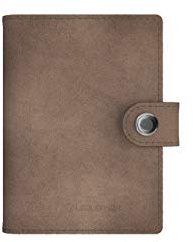 Ledlenser Lite Wallet Portemonnaie, Matte Taupe Grey, integrierter RFID-Schutz,aufladbares LED-Licht, 150 Lumen, Kartenhalter (Ausweise, Bankkarten, …), USB-C, Geldbörse, Kartenetui, Leder