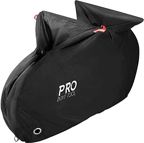 Pro Bike Cover for Outdoor Bicycle Storage - Heavy Duty Ripstop Material, Waterproof & Anti-UV (Travel - XXL for 3 Bikes)