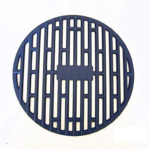 YST Parrilla redonda de hierro fundido para barbacoa de bola, Gourmet BBQ System, rejilla de la marca Weber, 32 cm