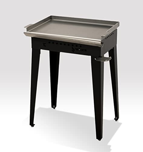 Celsius 6040 Bbq A Gas Grill Griglia Professionale Per Giardino Cottura Uniforme Piastra Acciaio Inox Made In Italy Trasportabile