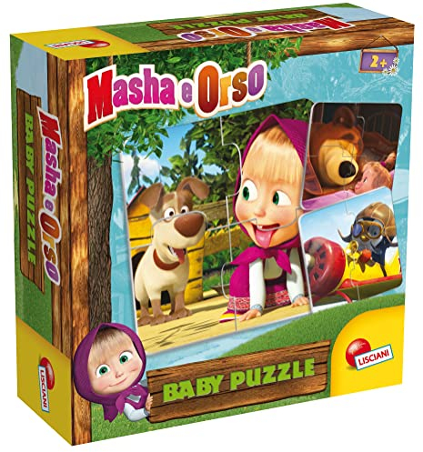 Lisciani 95278 Bear Masha Games Assortito (Logic E Puzzle)