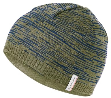 VAUDE Unisex Kinder Kids Cotton Beanie-Mütze, Dark Sea/avocado, M EU
