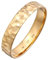 Kuzzoi Herrenring (4 mm) Handgefertigt, Bandring für Männer aus 925 Sterling Silber vergoldet, Ehering Verlobungsring Freundschaftsring, Ring Gold gehämmert, Ringgröße 64, 0604282922_64
