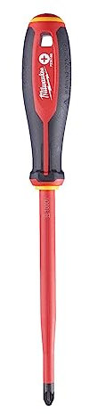 Milwaukee 4932478727 VDE Pozidriv Screwdriver with Refined Imprint PZ3 x 150 m/m