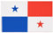 MUWO Flagge Nations Together 90 x 150 cm Nationalmanschaften, doppelseitige Gartenflagge, wetterfeste Fanflagge, Fußballflagge Polyester Länderfagge Deutschland mit Ösen (Panama)