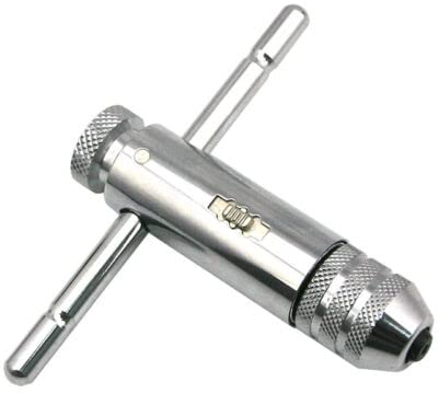 GEFRABO Werkzeughalter mit Ratsche Knarre Windeisen M3 - M6 / M5 - M12 für Gewindebohrer (M5 bis M12 TC2)