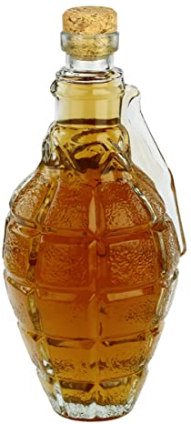 Horror-Shop Granate Karaffe aus Glas 500ml 27cm