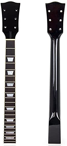 UNbit DIY E-Gitarrenhals, 22 Bünde, Ahorn, E-Gitarrenhals, Palisander-Griffbrett for Gibson Les Paul LP Harfe