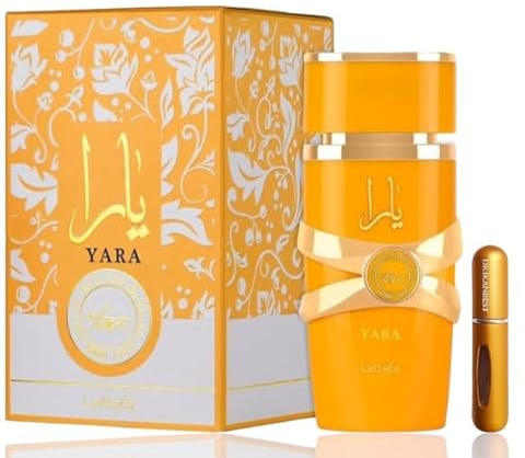 Perfumes Yara Tous Lattafa De Mujer | De 100ML | Con Notas De Coco Mango Maracuyá Y Vainilla | Fragancia Exclusiva De Lujo | Perfumes De Mujer Original Con Atomizador De Regalo