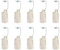 10 Stück E14 fassung mit gewinde, Lampensockel E14 Weiß LED Für Lampe Halter Thermoplast Kunststoff Fassung E14 Thermoplastischer Kerzenlampenhalter