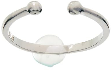 Beneto Ring Minimalist Open Ring Made of AGG470 Silver sBE1222 Marke, Estándar, Nicht-Edelmetall, Kein Edelstein