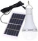 Fenteer Bombilla Solar para Exteriores, Lámpara LED para Acampar, Luz Solar para, Patio, Porche