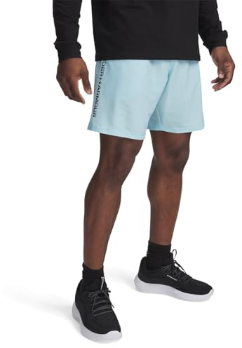 Under Armour Gewebte Herren-Shorts, (494) Stream/Schwarz, Groß