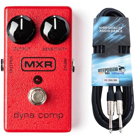 MXR Effect Device M102 Dyna comp 1976 Compressor with Keepdrum Jack Cable