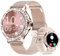 Smartwatch Damen, 1,3 Zoll Smart Watch mit Telefonfunktion Blutdruckmessung SpO2 Herzfrequenz Schlafmonitor Schrittzähler Kalorien, IP68 Fitness Tracker kompatibel iOS Android Phone, Frauen Geschenk