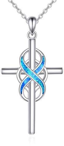 POPLYKE Kreuz Kette 925 Sterling Silber Jesus Kruzifix Kette Christian Halskette Männer St Michael St Benedikt St George kette Amulet Medal Schmuck 18-22
