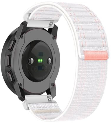 Cinturino in nylon per Suunto 9 Peak/5 Peak/Verticale, tessuto elastico, traspirante, regolabile, per uomo e donna, cinturino di ricambio con cinturino Suunto 9 Peak (E,22 mm)