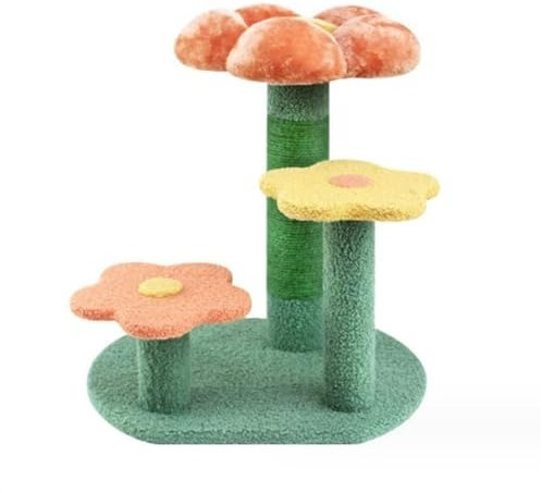 HYKJCSS Arbre A Chat Cadre d'escalade pour Chat, Arbre À Chat, Poste À Gratter, Tour À Chat, Plate-Forme De Saut De Fleurs Mobilier pour Chats