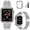 MioHHR Correa compatible con Apple Watch Ultra 2 1 49mm, correa de recambio de acero inoxidable para iWatch Series Ultra 2 1, para mujer hombre