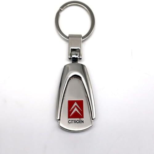 GHYRGBEE Porte-clés de Voiture pour Citroen C2 C4 Cactus C3, Porte-clés de Voiture Accessoires Porte-clés de Voiture Porte-clés Porte-clés Femmes et Hommes