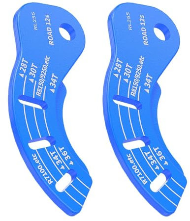 Schaltwerk-Einstelllehre - 2 x Chaingap Schaltwerk-Einstellungsführung, 12 Gang-Getriebe Chaingap für Rennräder