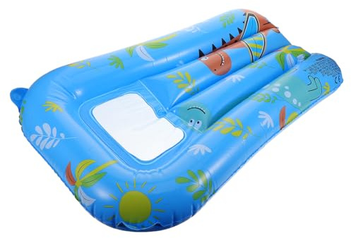 BESTonZON Aufblasbare Schwimmreihe Für Schwimmring Einhorn Schwimmmatte In Einhornform Aufblasbares Surfbrett Ersatz Pool Schwimmbrett Rosa PVC
