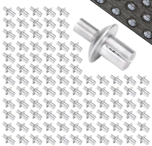 Rivet Aveugle en Aluminium - Rivet Aveugle De Bride Résistant À La avec Une Forte Adhérence | Alumiinum Pop Rivets en Métal, en Plastique Et en Bois Fondeur | Rivets Pop Bliind pour Industri