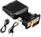 Tisujune Adattatore VGA HD, Cavo VGA a HD, Plug And Play Con Cavo Audio 3.5 mm Supporta Uscita 1080P Per Home Cinema Presentazioni Con Proiettore
