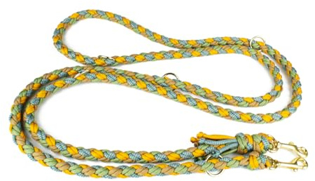 Hundeleine Tierluxe Welle Paracord Handgeflochten (Sommer, M Lienelänge: 250 cm)