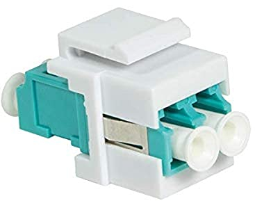 LogiLink NK0031 LWL Kupplung, 2X LC-Duplex, Multimode blau