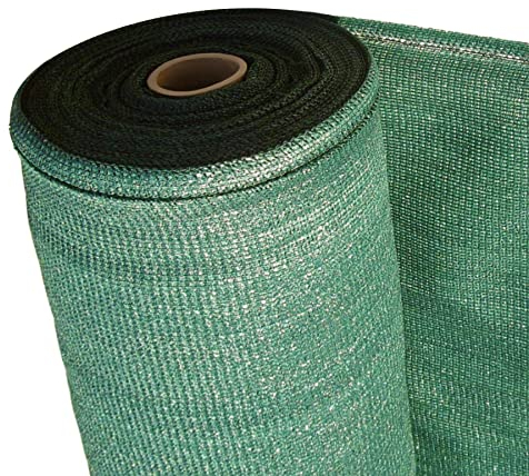 Miko Bauzaunnetz, Sichtschutznetz für Bauzaun, 1,80m x 3,45m, grün, umlaufender Saum eingenäht für sehr hohe Stabilität, einfaches Anbringen, hohe UV-Stabilität, witterungsbeständig