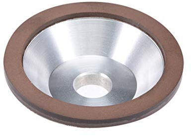 sourcing map Schalenförmige Diamant-Schleifscheibe 100x32x20mm 240 Grus | Aluminiumlegierungsmaterial mit Hartmetall