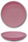 Piatti fondi porcellana rosa - D 22 cm - Siviglia x 6