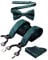 HISDERN Grün Hosenträger und Fliege Set Herren Blumen Paisley Einstecktuch Y Style hosenträger mit 6 Clips Einstellbar für Hochzeit Anzug