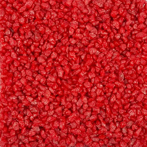 Fuchs seit 1895 Dekogranulat Farbkies Dekosteine 2-3mm 1000g in versch. Farben, Farbe:rot