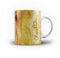 iCaseDesigner Personalised Agate Watercolour Marble Name with Heart 11oz Ceramic Mug - 16. Golden Watercolour Vertical Name
