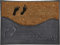 andiamo Fußmatte Kokos Welcome Steps - ideal als Fußmatte Outdoor oder Kokosmatte - Fußmatte außen - handgemacht und pflegeleicht - aus natürlichen Materialien hergestellt 45 x 60 cm