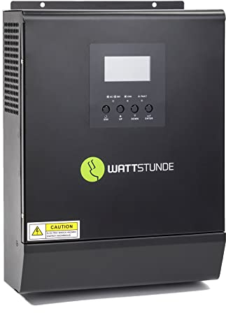 WATTSTUNDE TwinPeak - Kombi Wechselrichter Laderegler Batterieladegerät MPPT (1000 W)