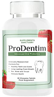 ProDentim Advanced Oral Probiotics (60 CHEWABLE Tablets) Probiotic Gum Health