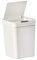 Dickly Cubo de basura inteligente Cubo de basura doméstico Contenedor de basura inodoro Cubo de basura de inducción Cubo de basura para estudio Inodoro Baño, Blanco