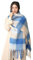 Damen Schal, Kariert übergroßer Winter SchaltuchKaro Schultertuch Plaid Deckenschal Modeschal Weich Warm Strickschal Oversized Herbstschal Warme Winter Stola mehrfarbig,Meeresblau