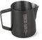 MHW-3BOMBER Milk Jug 600ml, Stainless Steel Milk Jug for Coffee Machine, Home Barista Coffee Accessories, Cappuccino Latte Art Cup, Milk Frothing Pitcher, Balck, Model: P5033B-OS