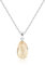 COAI Geschenkideen Damen 925 Sterling Silber mit facettiertem Citrin Quarz Wassertropfen Anhänger Halskette