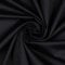 0,5m Baumwoll-Satin Baumwollstoff Satinstoff Meterware unifarben Oeko-Tex zertifiziert, Farbe:schwarz