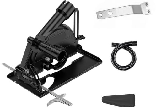 Trennständer Für Winkelschleifer Winkelschleifer-Halterung 100-125mm | Winkelschleifer Halterung Funkenschutz Feste Universalhalterung Einstellbarer Winkel 0-45° Schnitttiefe