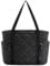 bagsmart Tote Bag for Women, Puffer Work Tote with Zipper, Multi-Pocket Travel Essentials Quilted Teacher Nurse Travel Hospital Bag