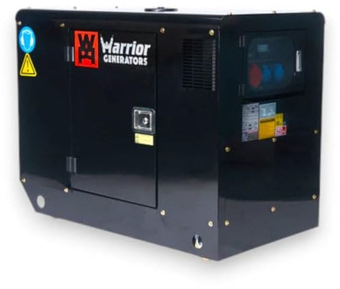 Briconess.com Generatore di corrente gruppo elettrogeno a motore diesel 12,5 KW accensione elettrica con ruote e serbatoio 50 litri